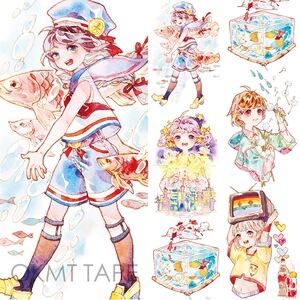 小d家●手帐周边 新七天和纸胶带 黄皮桑 玩物丧志2 循环分装