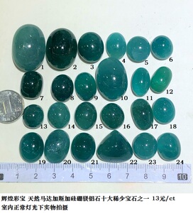 jp168 天然马达加斯加硅硼镁铝石十大稀少宝石之一 13元/ct