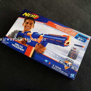 孩之宝nerf热火新版远程速瞄deltatrooper发射器安全玩具枪e1912