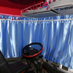 大货车全车窗遮阳帘驾驶室车用防晒帘子专用解放新款遮光窗帘装饰