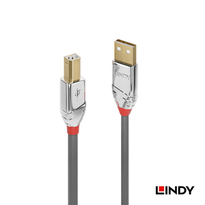 德国LINDY USB2.0打印机线工业级镀金高速方口数据线 移动硬盘线