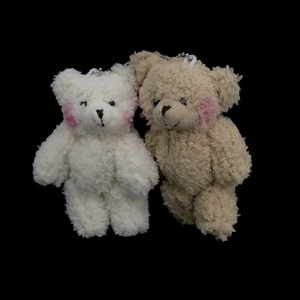 卷入reelitin 血腥暴力受伤毛绒小熊丧系包包挂件土酷暗黑玩偶潮