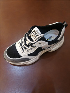 日泰女鞋2020春新款真皮透气l老爹鞋厚底运动鞋1750h03037