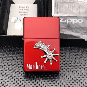 zippo打火机全新2009年日版万宝路marlboro红马刺抽奖机限量100