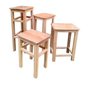 中式高凳子家用经济型实木方凳吧台凳餐桌榫卯凳餐椅板凳登子创意