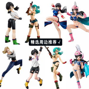 七龙珠z人造人18号布尔玛兔女郎泳装性感兰琪琪比迪丽阿拉蕾手办