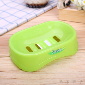 0120玲珑长形皂盒 塑料无盖皂盒 香皂盒 肥皂盒