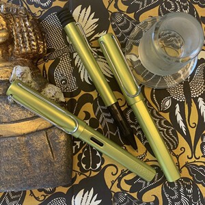 正品2016限量色德国lamy凌美al-star恒星系列充电/电光绿钢笔