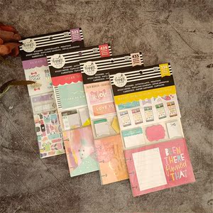 the happy planner girl系列手帐日程本素材包贴纸便利贴便签组