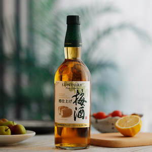 日本原装进口suntory三得利山崎焙煎樽酿梅酒750ml梅子酒果酒
