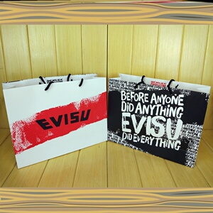 20华为实业集团淘宝evisu福神领标布标领标洗水标吊牌包装袋服装