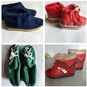 怀旧老库存 80-90年代东北女童棉鞋雪地靴