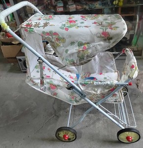 怀旧老库存 90年代小推车 婴儿车 北京 蝴蝶牌