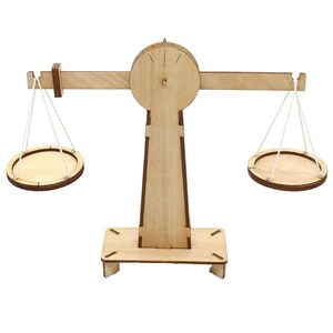 科技小制作小发明小学生科学实验玩具stem手工材料 diy杠杆天平秤