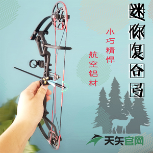 迷你复合弓 金属小弓 毒刺 熊动机 短轴弓 车猎弓 微型弓 偏心轮