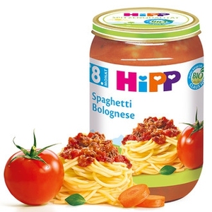 德国喜宝Hipp有机番茄牛肉酱意大利面泥 8个月以上 220G 有现货
