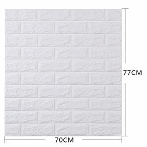 3d立体砖纹泡沫墙贴装饰背景墙防水壁纸护墙板软包自粘墙纸