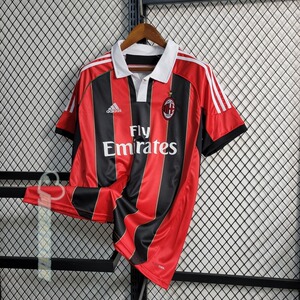 adidas阿迪达斯1213意甲ac米兰主场复古球迷版球衣短袖足球队服