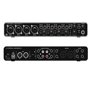 behringer/百灵达umc404hd声卡专业录音usb电脑声卡乐队直播