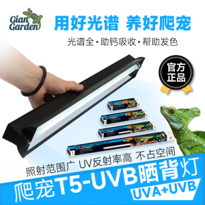 Giangarden爬宠UVB灯具T5灯管蓝舌爬柜全光谱UVB灯鬃狮蜥蜴龟补钙