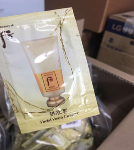 whoo后 拱辰享 气津平衡泡沫洁面乳洗面奶小样 2ml(10片起拍)