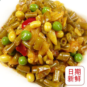 酱菜豆豆香碎豆角红油酸豆角早餐菜泡缸豆开味下饭菜黄豆豌豆咸菜