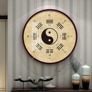 五行八卦图装饰画道家太极阵风水镇宅挂画新中式玄关森铂家居560