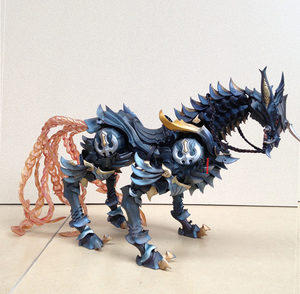 万代 牙狼 手办 sic 魔戒可动 炎刃骑士 魔导马 ginga 绝狼 银牙