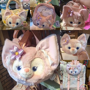 迪士尼乐园国内代购狐狸玲娜贝儿痛包三用双肩包大脸包背包斜挎包