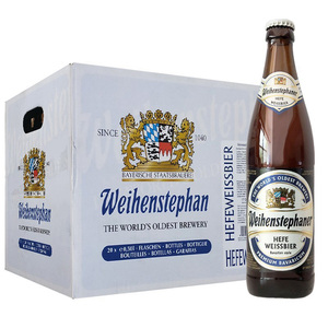 【11月产】德国 进口啤酒 维森白啤酒 维森小麦白啤酒500ml*20瓶