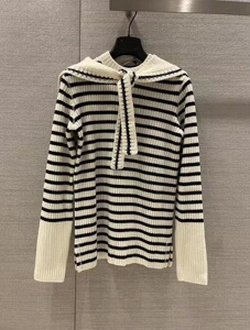 猪猪奢侈品代购 21秋冬 dior 迪奥 条纹 logo 毛衣代购