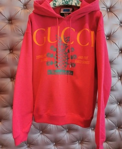 猪猪奢侈品代购 22春夏 gucci 古奇 菠萝 棉质连帽卫衣代购不退换