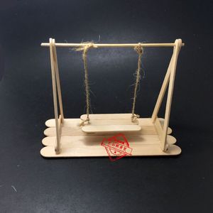 幼儿园diy 益智玩具 科学实验手工科技小制作物理类秋千模型材料