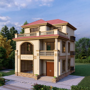 两间三层别墅农村