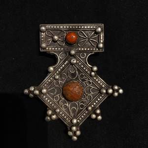 [摩洛哥]老银豆豆布格德特 项链 吊坠 三毛撒哈拉我的宝贝 民族风