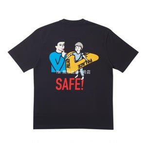 英国代购PALACE SPRING19 SAFE T T-SHIRT游泳圈短袖T恤多色入