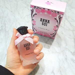 anna sui安娜苏爱情玫瑰爱在巴黎淡香水/浓香30ml韩国专柜代购