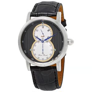 lucien piccard 卢森皮卡尔男款黑色复古风手表21新款lp4004401ra