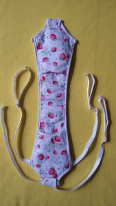 草莓宝宝全棉内充棉双插槽卫生带月经带,经期内裤