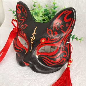 狐狸面具半脸古风日本