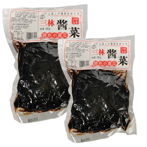三林酱瓜上海酱菜300g小包装三林塘甜脆瓜下饭菜咸菜小酱园