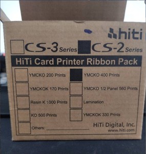 原装HITI诚研CS-200E CS-220E  CS-290E胸卡胸牌证卡打印机彩色带