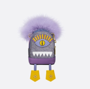 fion菲安妮卡通迷你小众毛绒包小怪兽口红零钱包耳机包fcawipk010