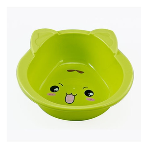 茶花塑料正品 0467 乐.萌卡通盆宝宝洗面盆洗浴盆洗脸盆