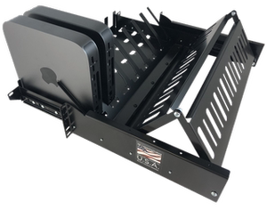 苹果mac mini/mac studio竖式机架安装机柜5u机架安装机柜带滑轨