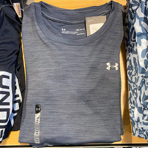 under armour 安德玛ua白色短袖t恤女夏季圆领v领小标运动速干衣