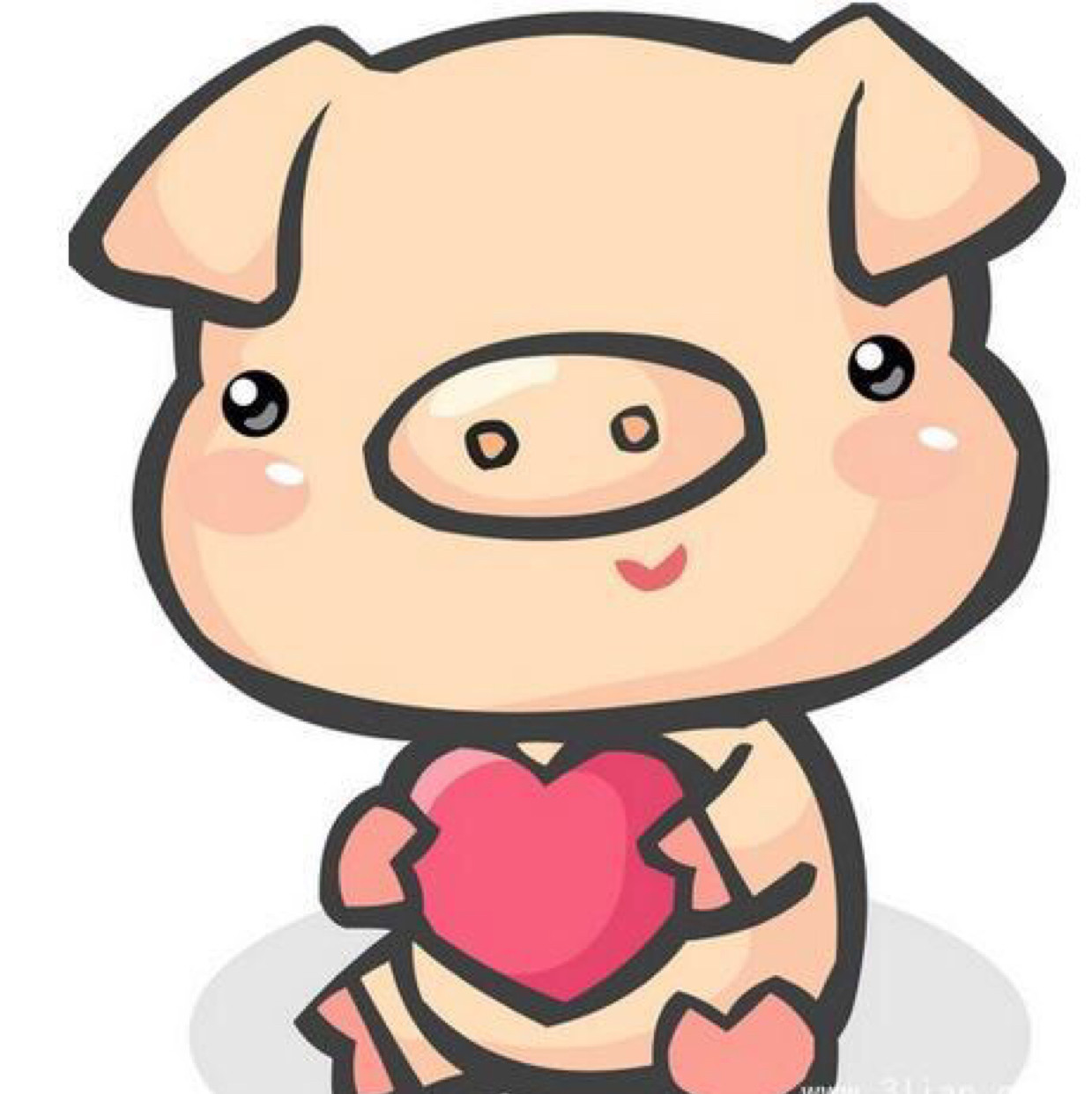 粉红皮皮猪童装