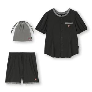 日本GU/ UNDERCOVER 高桥盾短袖家居服睡衣收纳袋短裤