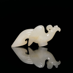 古玉老玉古董收藏明清玉器古玩和田玉战汉高古玉红山文化玉鸟吊坠