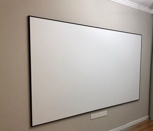 jk经科g-w100 100英寸16:9画框投影机幕布高清混合玻纤10mm窄边框